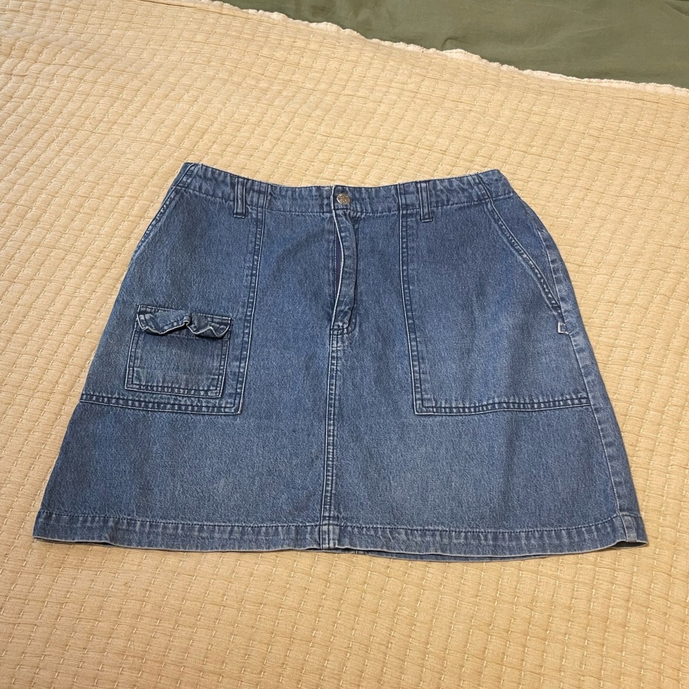 Higher State Mini Denim Skirt